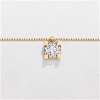 Halskette Giorgio Visconti Dame IO LUCE in Gold Diamante 0.19 Ct GR39401C - GR39401C